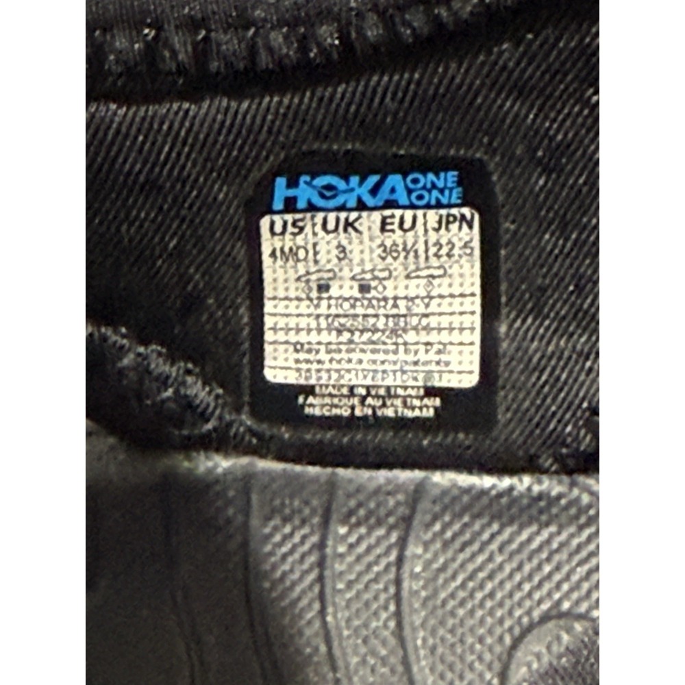 Hoka Hopara 2 1162552 BBLC Youth 4MD Trail Outdoor Sandals Black New - Picture 9 of 9